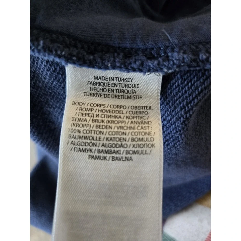 Polo Ralph Lauren Classic Joggers Drawstring 100% Cotton Sweatpants Blue Mens L